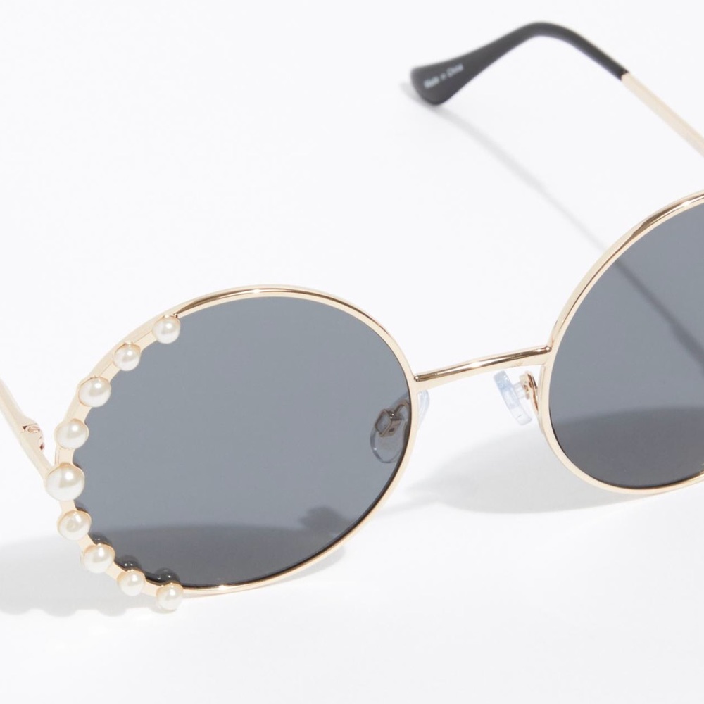 Gabriella Pearl SUNGLASSES Round Sunnies NEW - Picture 4 of 4